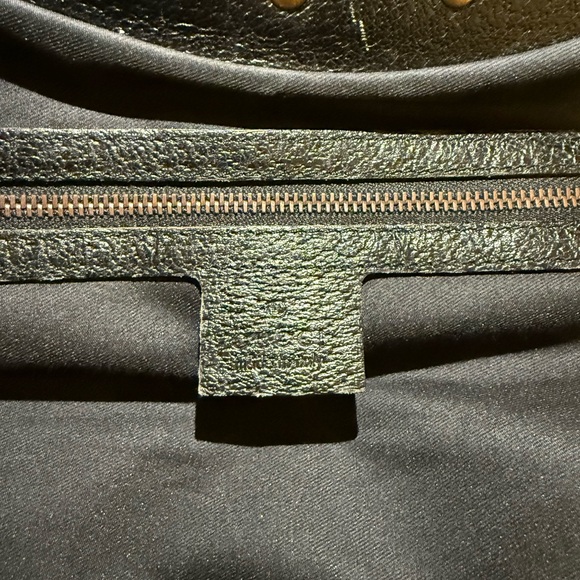 Vintage Gucci Black Bamboo Handle Women's Bag - Picture 5 of 15